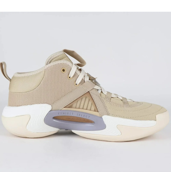 Adidas Women's Candace Parker X Exhibit Select Mid Athletic Shoes Beige Size 11 - Picture 3 of 8